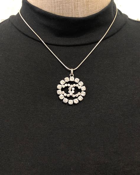 chanel charm for necklace|authentic Chanel necklaces.